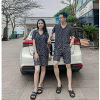 Bộ Ngủ Pijama Lụa Cộc Tay Phù Hợp Cả Nam Và Nữ, Bộ Đồ Ngủ Cộc Tay Chất Lụa Cực Đẹp