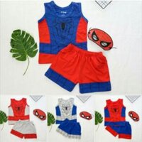 Bộ người nhện size 1-8 có mặt nạ