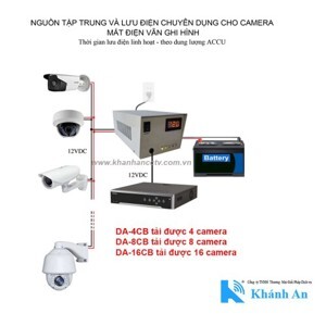 Bộ nguồn 4 camera 1 đầu ghi Diamond DA-4CB