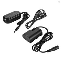 Bộ nguồn AC Andoer ACK-E6 LP-E6N Bộ chuyển đổi pin giả Bộ sạc máy ảnh Tương thích với Canon EOS 5DS 5DS R 5D Mark II III IV 60D 60Da 6D 70D 7D 7D Mark II 80D D