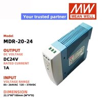 Bộ nguồn chuyển mạch MEAN WELL MDR-20-24 DC24V 1A MDR-20-12 MDR-20-5 Nguồn điện Meanwell DC