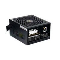 Bộ nguồn Jetek 500W J500 – P-PFC; Fan 120; Hiệu suất +80%; MB 20+4 450; CPU 4+4 550; VGA 6+2 500; 2*SATA 400