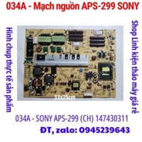 Bo nguồn, Main APS-299 lắp cho ti vi Sony KDL-60EX720, KDL-60NX720, KDL-55HX729, KDL46EX723