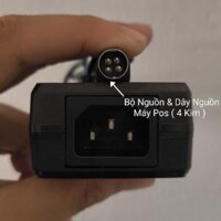 Bộ nguồn máy pos 4 kim 24V-2.5A Sunmi D1,T1,T2 Ocha , Pos365 , Sapo , Kiotviet , IPos …