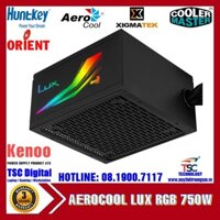 Bộ Nguồn Máy Tính AEROCOOL LUX RGB 750W 650W 550W 80 Plus Bronze Gaming | BH 36T Tại TTBH Hà Nội & TPHCM