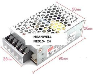 Bộ nguồn Meanwell chính hãng NES-15-24