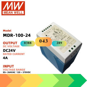 Bộ nguồn Meanwell Dinrail MDR-100-24 4A