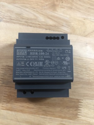 Bộ nguồn Meanwell HDR-100-24 (100W/24V/3.83A)