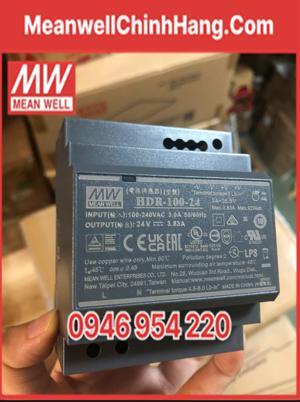 Bộ nguồn Meanwell HDR-100-24 (100W/24V/3.83A)