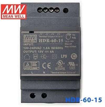 Bộ nguồn Meanwell HDR-60-15 (15V/60W/4A)