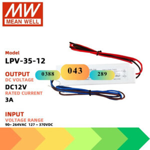 Bộ nguồn Meanwell LPV-35-12 (12V/35W/3A)