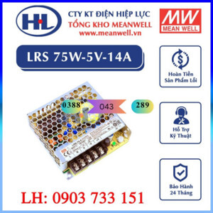 Bộ nguồn Meanwell LRS-75-15 (75W/15V/5A)