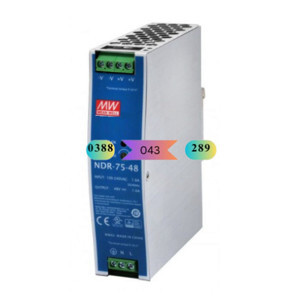Bộ nguồn Meanwell NDR-75-12 (75W/12V/6.3A)