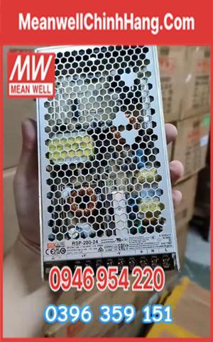 Bộ nguồn Meanwell RSP-200-24 (200W/24V/8.4A)