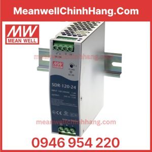 Bộ nguồn Meanwell SDR-120-24 (120W/24V/5A)