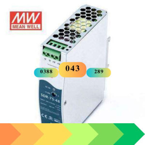 Bộ nguồn Meanwell SDR-75-12 (75W/12V/6.3A)