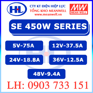 Bộ nguồn Meanwell SE-450-24 450W 24V 18.8A