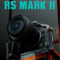 Bộ nguồn quạt làm mát lồng máy ảnh TILTA Canon R5 Mark II có tay cầm Phụ kiện mở rộng máy ảnh TA-T68-FCC2-B