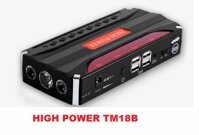 Bộ nguồn sạc dự phòng kiêm kích nổ Ô TÔ đa năng High power TM18B 68800mAh (đen)