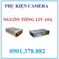 Bộ nguồn tổng 12V - 15A dùng cho camera