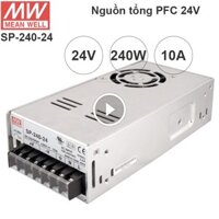 Bộ nguồn tổng PFC 24V-10A Meanwell SP-240-24 240W có quạt tản nhiệt