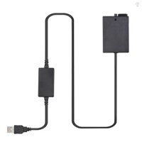 Bộ nguồn USB Andoer DR-E8 Bộ chuyển đổi AC Thay thế Bộ ghép nối DC Pin giả Đầu vào USB đơn Tương thích với Canon Rebel T3i T2i T4i T5i EOS 550D 600D 650D 700D Kiss X5 X4 X6 X6i X7