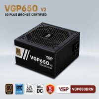 BỘ NGUỒN VSP VGP650BRN V2- 80PLUS BRONZE - 650W