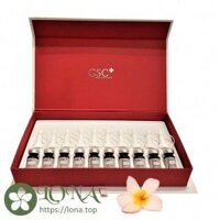 Bộ nguyên hộp 10 tế bào gốc trị thâm GSC GV WHITENING AMPOULE