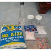 Bộ nguyên liệu làm slime( 150k giảm còn 120k)