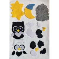Bộ nguyên liệu làm treo nôi hình Chim Cú Mèo