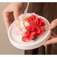 Bộ nguyên liệu tự làm hoa gốm -Đất Sét Mỹ Thuật Làm Gốm Thủ Công DIY Handmade -tặng màu, cọ- đầy đủ dụng cụ-necron decor