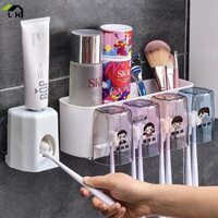 Bộ nhả kem đánh răng, khay cốc