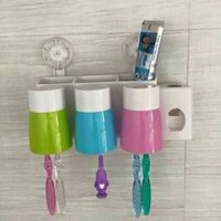 Bộ nhả kem đánh  răng  tự động  kèm  3 cốc