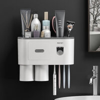 Bộ nhả kem đánh răng tự động OENON 2 cốc