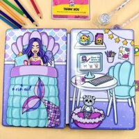 Bộ nhà tiên cá - Búp bê giấy