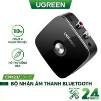 Bộ nhận âm thanh Bluetooth 4.1 đầu ra 3.5mm 2 đầu RCA UGREEN 30445 - Hàng chính hãng