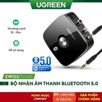 Bộ nhận âm thanh Bluetooth 5.0 cho Loa Amply đầu ra 3.5mm + 2 đầu RCA chính hãng Ugreen 30445