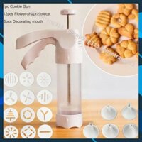 Bộ nhấn tạo hình bánh quy Cookie Press 18 chi tiết loại tốt, cao cấp, bền đẹp, tha hồ sáng tạo