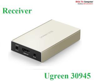 Bộ nhận tín hiệu HDMI 120M qua cáp mạng RJ45 Cat5e/Cat6 Ugreen 30945