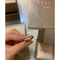 Bộ nhẫn vàng trắng bán chạy nhất mới với kim cương Pave