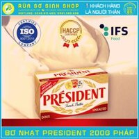 Bơ nhạt President 200g Pháp