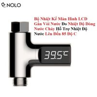 Bộ Nhiệt Kế Màn Hình LCD Gắn Vòi Nước Đo Nhiệt Độ Dòng Nước Chảy Hỗ Trợ Nhiệt Độ Nước Lên Đến 85 Độ C