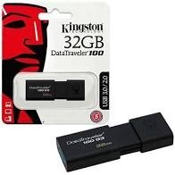 Bộ nhớ ngoài USB Kingston 32GB 3.0 DT 100 G3 (DT100G3/32GB)