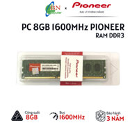 Bộ nhớ ram DDR3 8GB/1600MHz Pioneer chuyên dùng cho PC