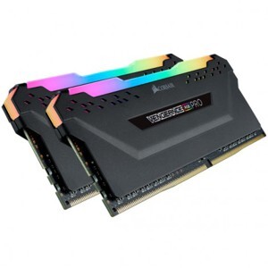Bộ nhớ ram gắn trong Corsair DDR4 3200MHz 16GB 2 x 288 DIMM Vengeance RGB PRO black Heat spreader CMW16GX4M2E3200C16