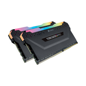 Bộ nhớ ram gắn trong Corsair DDR4 3200MHz 16GB 2 x 288 DIMM Vengeance RGB PRO black Heat spreader CMW16GX4M2E3200C16