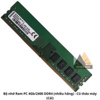 Bộ nhớ Ram PC 4Gb/2400 DDR4 (nhiều hãng)                             &nbsp(&nbspCũ tháo máy&nbsp)