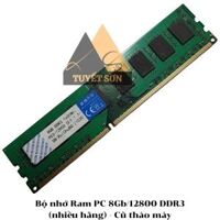 Bộ nhớ Ram PC 8Gb/12800 DDR3 (nhiều hãng)                         &nbsp(&nbspCũ tháo máy&nbsp)