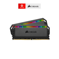 Bộ nhớ Ram PC Corsair Dominator Platinum RGB 32GB (2x16GB) DDR4 3200MHz Black