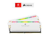 Bộ nhớ Ram PC Corsair Dominator Platinum RGB 32GB (2x16GB) DDR4 3200MHz White